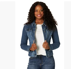Fashion Slim Women's Solid Color Fit Flip Collar Denim Jacket Casual Long Sleeve Pocket Jean Jacket Coat for Women 2025