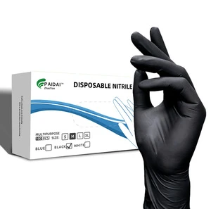 Powder-Free Anti-Slip Textured White Disposable Gloves,Durable Kitchen Cooking Safety Gloves for Restaurant