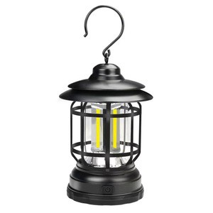 Vintage Camping Lantern | Replaceable Lithium Battery | Portable Outdoor Tent Light