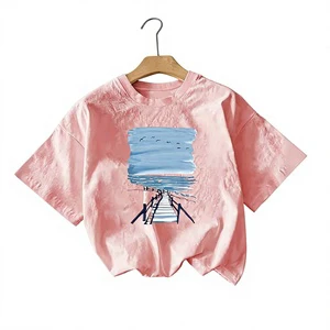 2026 Summer Season Plus Size Premium Quality Women's T-Shirts Logo Eco-Friendly Breathable Latest Design Solid Color O Neck