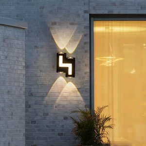 Led Waterproof Wall Lamp Courtyard Garden Wall up and Down Glow Atmosphere Decorative Bracket Light