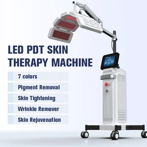New Style 7 Color Red Light LED Therapy Equipment For Beauty Salon Handheld Facial SPA Machine