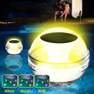 Solar Floating Water Light Outdoor Waterproof Courtyard Pool Layout Floating Landscape Decoration Light Pond Night Light