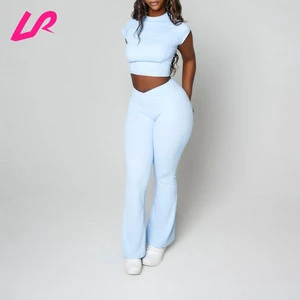 OEM Wholesale Women's Plus Size Yoga Crop Top Gym Fitness Sportswear New Arrival Solid Color Soft Workout Exercise Yoga Print