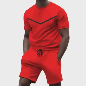 Fashion Round-neck Sporty Suit-sleeved Men's Youth Casual Sports Outfit