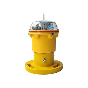 Civil Aviation Certified Type B Red Aviation Warning Light For Tower Building Marine Road