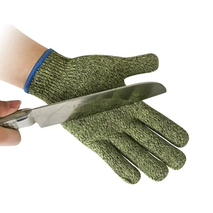 Wholesale Best Price Cut Resistant Safety Gloves / Anti-Cut Work Level 5 HPPE/Nylon Eco-Friendly Quick Dry Breathable Gloves