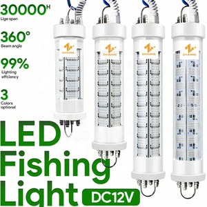 Factory Wholesale Price LED Underwater Fishing Light for Night Fishing with Battery Clip