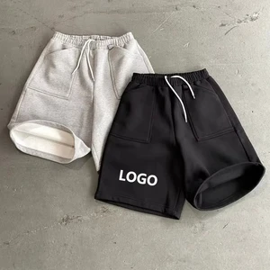YITE Custom Cotton Casual Men's Bermuda Sweat Shorts De Hombre High Quality French Terry Oversized Running Gym Shorts For Men
