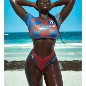 Private Label OEM ODM Factory Logo Women's Custom Swimsuit Bikini Set Two-Piece Beachwear Monday Wear Bikini Wholesale Swimwear