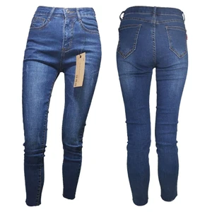 New Fashion Breathable Women's Stretchy Skinny Pencil Pants Ripped Jeans