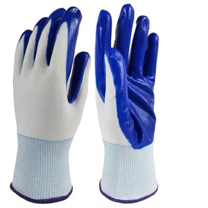 GLBZ012 OEM ODM Disposable Safety Gloves Industrial Nitrile Coating Protective Safety Gloves