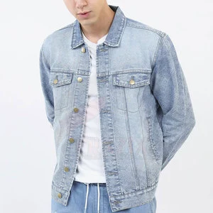 Best Selling Men's Jeans Jacket 100% Cotton Winter Jacket Breathable and High Quality For Winter