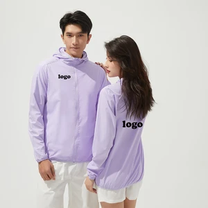 Summer Light Weight Sun Protection Jacket Clothes Custom Logo Men Women Sun Protection Clothing