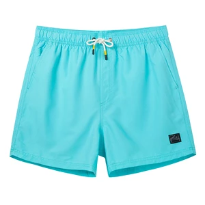 Customized Logo Men Summer Solid Color Beachwear Wholesale Trunk Men's Swim Shorts