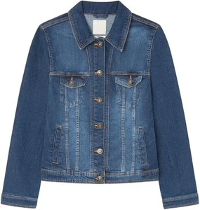 Customizable 100% Cotton Women's Denim Jacket High Quality Breathable Casual Cotton Women's Winter Outer Wear