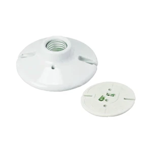 Ceramic Material High Quality High Temperature Resistance Porcelain Sockets Factory Price E27 Lamp Holders Lamp Bases