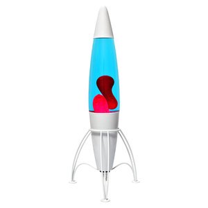 Modern Funky Lovely Relaxation New Style Color Changing Rocket Novelty Plastic Motion Floating lava Lamp