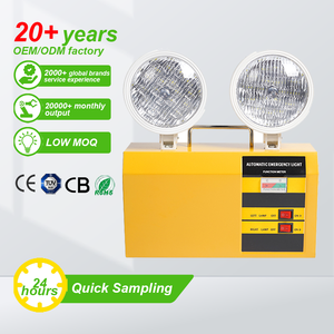 SMD Double Heads Twin Spot Wall Mounted Rechargeable Automatic Corridor Home Garage Led Emergency Light