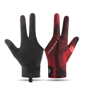OEM Professional Three-Finger Safety Gloves for Billiards Thin & Breathable Universal for Spring and Summer