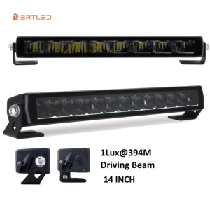 BRTLED New 135W 30INCH Single Row Slim LED Light Bar 12v Ece R112 Auxiliary Atv Bumper Off Road Light