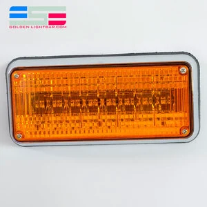 Emergency Vehicle Used 12v Amber Side square Strobe Flashing Warning Led Ambulance Light