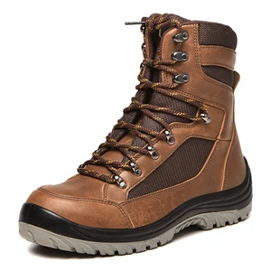 Custom Made Wholesale Lightweight Men's Safety Shoes Anti-Skid & Puncture Resistant Stab-Free Steel Toe Safety Shoes for Work