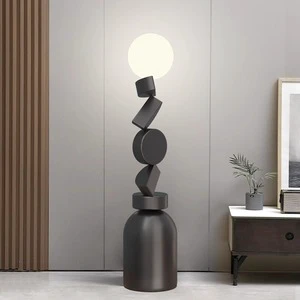 2027 Hot Sale Modern Classic Iron LED Floor Lamp for Living Room & Hotel Use Luxury Stand Floor Light