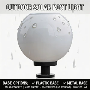High Brightness IP65 Waterproof CE Certified 360 Beam Angle Solar Pillar Lamp Motion Sensor 10h Runtime Garden LED Light