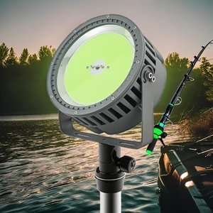 Factory Custom 1000W-1200W LED Fishing Lights IP66 Rated Rechargeable Green Emission Multi-Color Fish Attracting Ocean Boat Use