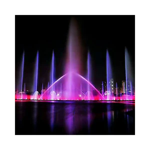 Muaic Fountain Show, Stainless Steel Customized Dancing Fountain Pool Fountain for Outdoor Squares Parks and Scenic Spots