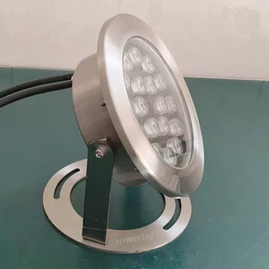 Stainless Steel IP68 Waterproof DMX512 RGB 18W LED Underwater Pool Lights