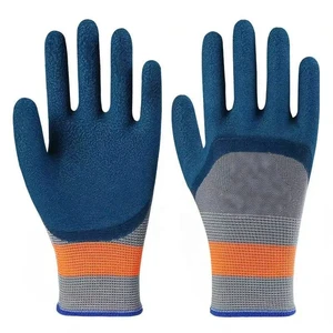 Wholesale Cheap Rubber Coated Gloves High Quality Labor Protection Gloves in Stock