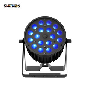 SHEHDS Aluminum Die-cast LED Zoom Par 18x18W RGBWA UV 6in1 Stage Lighting For Wedding