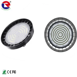 IP65 CE RoHS Multiple Power CCT Selection Led High Bay Lamp 100W-240W Warehouse Lighting UFO Led High Bay Light