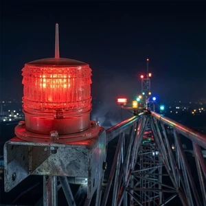 Solar Aviation Obstruction Marine Blinker Warning Light