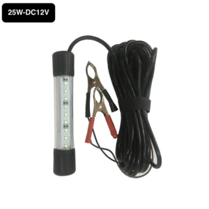 IP68 25W DC 12V Saltwater Ocean Marine Underwater Small Submersible Night Waterproof Green Blue/Yellow LED 360 Boat Fishing