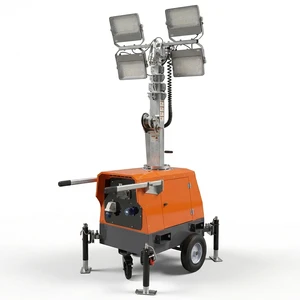 Professional Light Tower for Industrial and Construction Site Illumination Needs