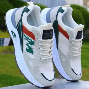 Students Sporty Spring Mesh Breathable Light Outdoor Running Men's Multifunctional Soft Soled Non Slip Wear Resistant Casual