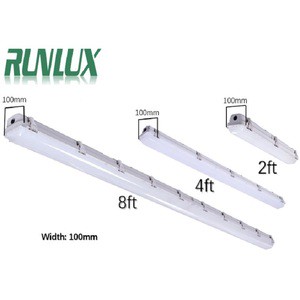 Patent Design Tri-proof Light IP66 IK10 LED Vapor Tight 2ft/4ft/5ft/8ft Industrial LED Tri Proof Light