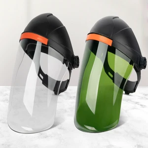 Multipurpose PC Material Scratch-proof Anti-splash Protective Welding Mask with Face Shield for Welding Cutting Polishing