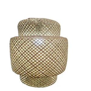 KAMRAN Handmade Bamboo Eco-friendly Pendant Lampshades Christmas Decoration Ceiling Hanging Lamp From India