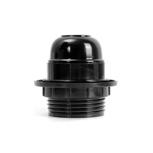 Factory Outlet Modern Style 1/2 Ring E27 Lamp Holder Screw PC Socket for Pendant Base Home Lighting Decoration