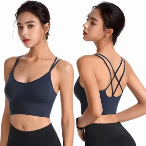 Good Material for Making Clothes Adjustable Design Top Yoga Personalized Yoga Crop Top Yoga Top