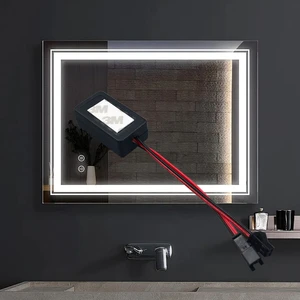Smart LED Light Automatic Inductive Radar Sensor Switch Single Color DC12V 12W for Bathroom Mirror