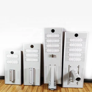 Security Solar Outdoor Lamp Waterproof All in One Led Street Light 60w 80w 100w Integrated Solar Street Light