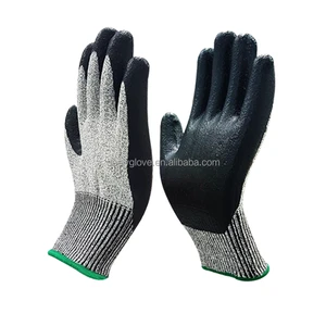 EN388 CUT 5 ANSI A2 Foam Nitrile Anti-Cut Glove Cut Resistance Glove