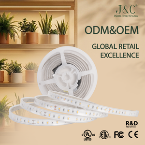 Waterproof Plant Growing LED Grow Light Strip 2M IP65 Full Spectrum Flexible Shelf Light Complete Kit Timer Dimmable 2-Year