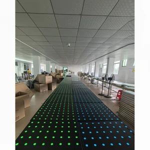 Premium Cube Interactive Led Dance Floor Seamless Waterproof Mobile Noncar Technology IP67 RGB Customized Size Dancer Luxury