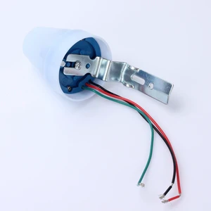 Adjustable Ambient Light Sensor Optical Switch AC220V 10A Controller with Auto On/Off for Industrial Use